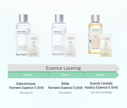 mixsoon: Sachet Trial Kit (9 pasos)