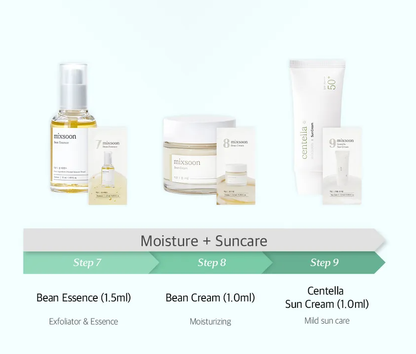 mixsoon: Sachet Trial Kit (9 pasos)